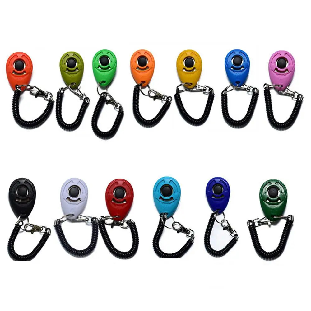 Clicker d'Entraînement pour Animaux – Méthode Positive 14 Couleurs