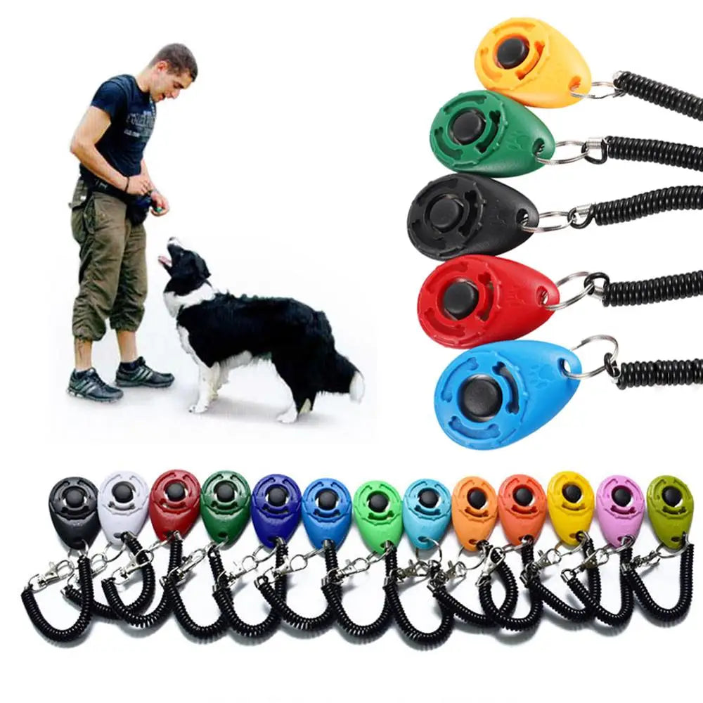Clicker d'Entraînement pour Animaux – Méthode Positive 14 Couleurs