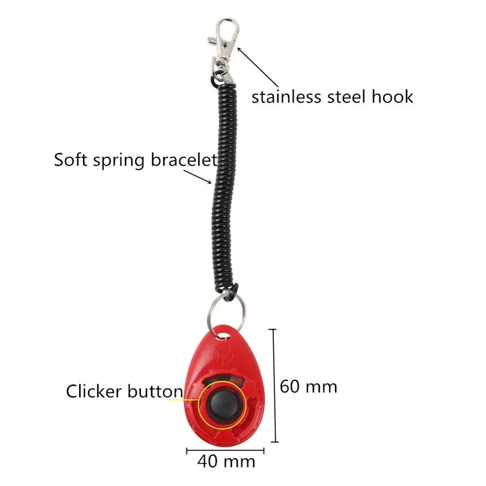 Clicker d'Entraînement pour Animaux – Méthode Positive 14 Couleurs