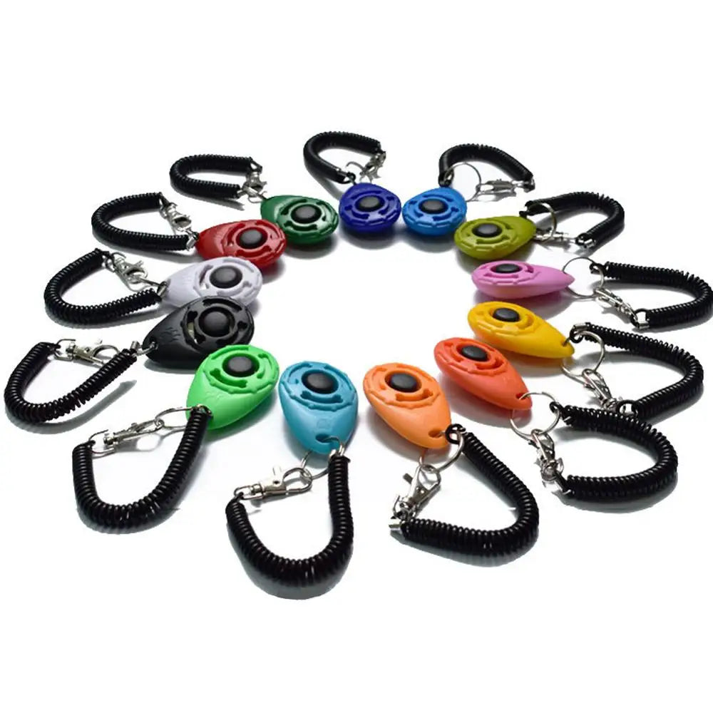 Clicker d'Entraînement pour Animaux – Méthode Positive 14 Couleurs