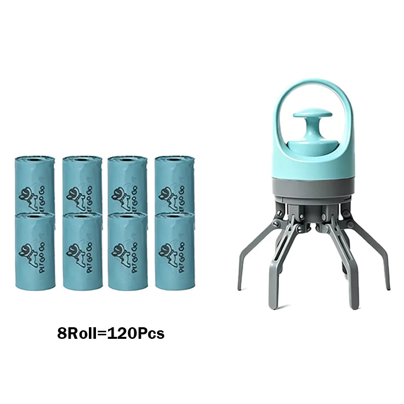 Ramasse-Crottes Portable pour Chien - Pince Hygiénique Sans Contact